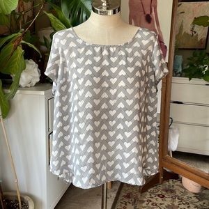 Torrid heart blouse